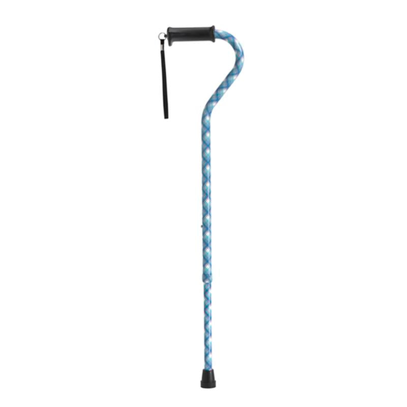 EA/1 ADJUSTABLE HEIGHT OFFSET HANDLE CANE WITH GEL HAND GRIP, PLAID More info... * Drive Medical item surcharge included in sell