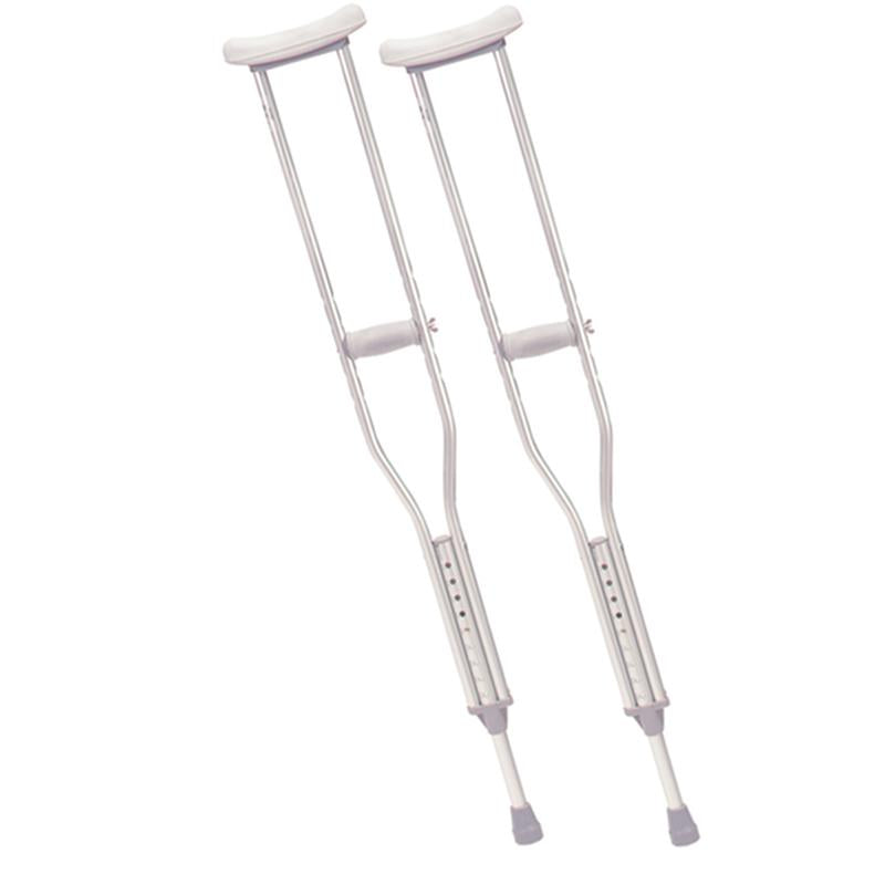 PR/1 CRUTCHES ALUMINUM ADULT (5'2" - 5'10") DOUBLE-EXTRUDED CENTER TUBE NO-SKID JUMBO TIPS (350LBS) More info... * Drive Medical item surcharge included in sell