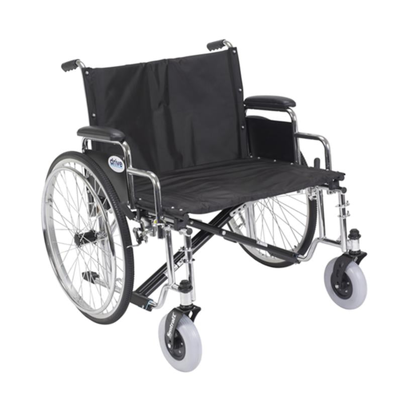 EA/1 SENTRA EC HEAVY DUTY EXTRA WIDE WHEELCHAIR, DETACHABLE DESK ARMS, 26" SEAT More info... * Drive Medical item surcharge included in sell