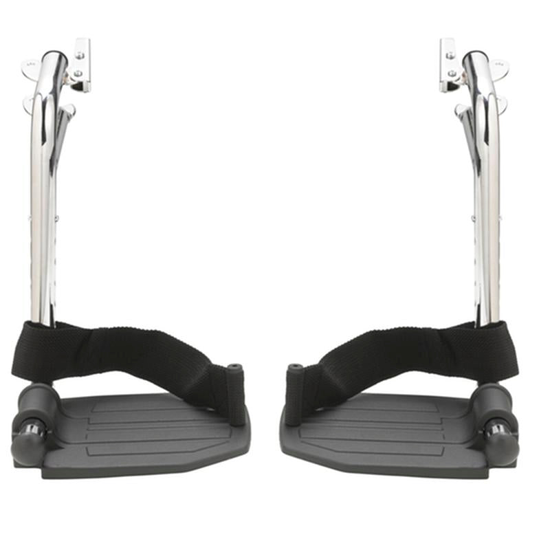 PR/1 CHROME SWING AWAY FOOTRESTS WITH ALUMINUM FOOTPLATES More info... * Drive Medical item surcharge included in sell