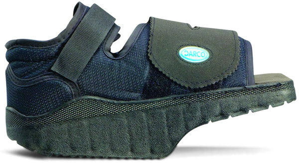 EA/1 DARCO HEELWEDGE OFF-LOADING SHOE, SMALL (WOMEN 6-7.5 MEN 5-6.5) BLACK
