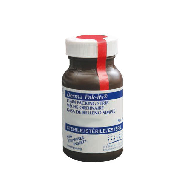 EA/1 PAK-ITS PLAIN PACKING GAUZE, SIZE 1/4IN X 36IN, XRAY DETECTABLE