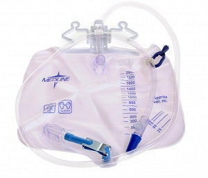 EA/1 URINARY DRAINAGE BAG,A/R TWR,2000ML,METAL CLAMP & LUER LOCK SAMPLE PORT