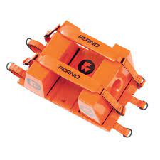 EA/1 UNIVERSAL HEAD IMMOBILIZER ORANGE 10" X 15 7/8" X 6" W/ 2 STRAPS