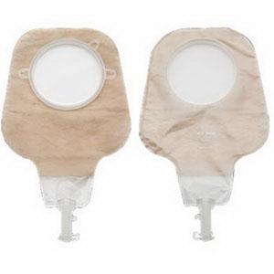 BX/10 NEW IMAGE HIGH OUTPUT 12" SOFT TAP CLOSURE DRAINABLE POUCH, CLEAR 4" FLANGE