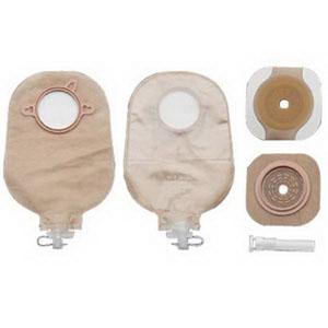 BX/5 NEW IMAGE 2PC UROSTOMY KIT W/ FLEXTEND BARRIER CUT-TO-FIT 1 3/4" NON-STERILE DRAIN TUBE ADAPTER