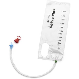 BX/30 VAPRO PLUS F-STYLE TOUCH-FREE HYDROPHILIC INTERMITTENT CATHETER WITH COLLECTION BAG, STRAIGHT More info...