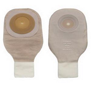 BX/5 PREMIER ONE-PIECE CONVEX SKIN BARRIER 12" DRAINABLE POUCH CLAMP CLOSURE TRANSPARENT,CUT-TO-FIT