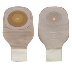 BX/5 PREMIER ONE-PIECE CONVEX SKIN BARRIER 12" DRAINABLE POUCH CLAMP CLOSURE TRANSPARENT,CUT-TO-FIT