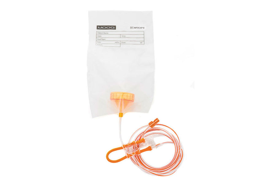 CS/30 MOOG INFINITY ORANGE SCREW CAP SET WITH ENFIT CONNECTOR