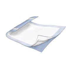 CS/15BG (10EA/BG) SIMPLICITY WINGS FLUFF UNDERPAD MODERATE ABSORBENCY 23" X 36" LT. BLUE Heavy Item