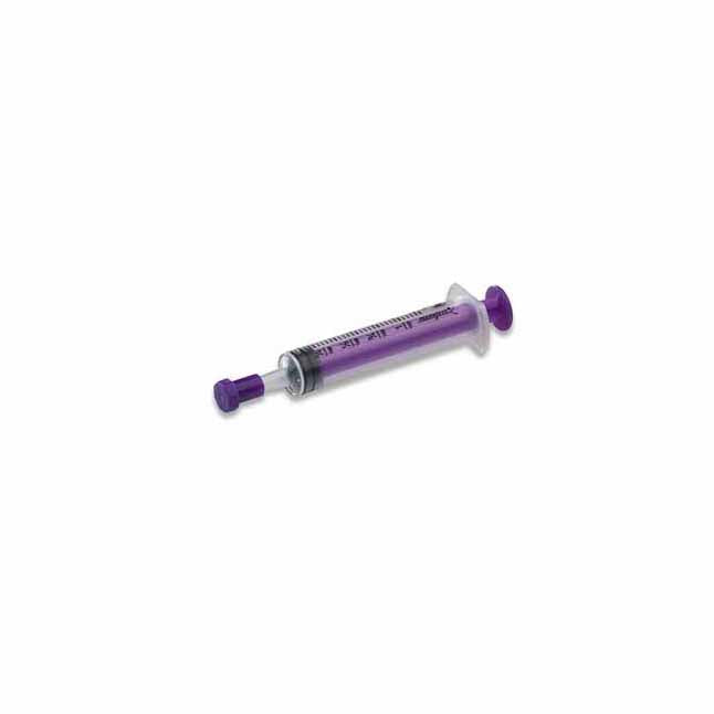 BX/100 MONOJECT ORAL SYRINGE,PURPLE 6ML, NON-STERILE