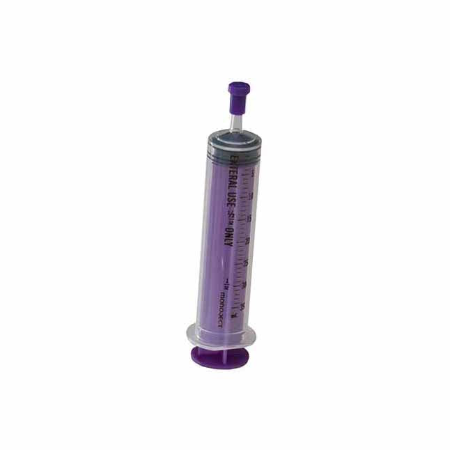 CS/160 MONOJECT ORAL SYRINGE,STERILE PURPLE 35ML.