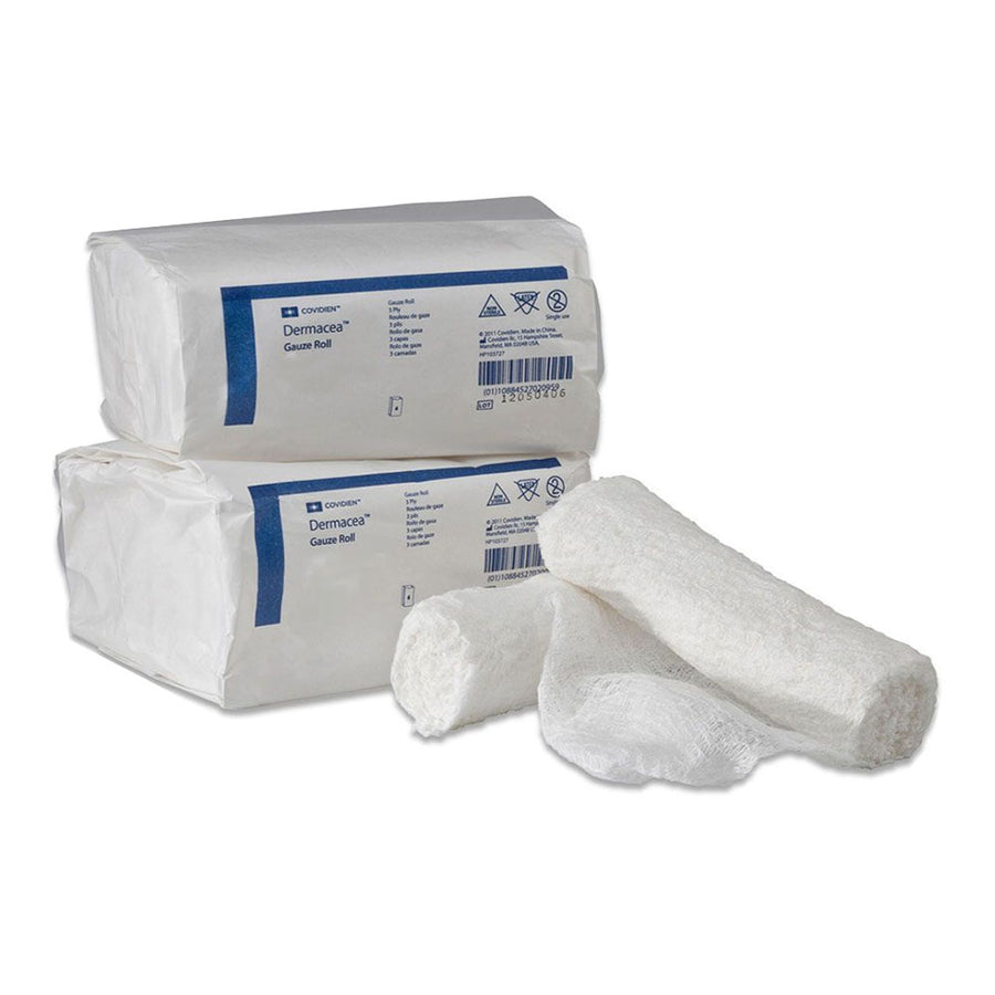 EA/1 DERMACEA FLUFF ROLL 4" X 4 YD 2-PLY STERILE