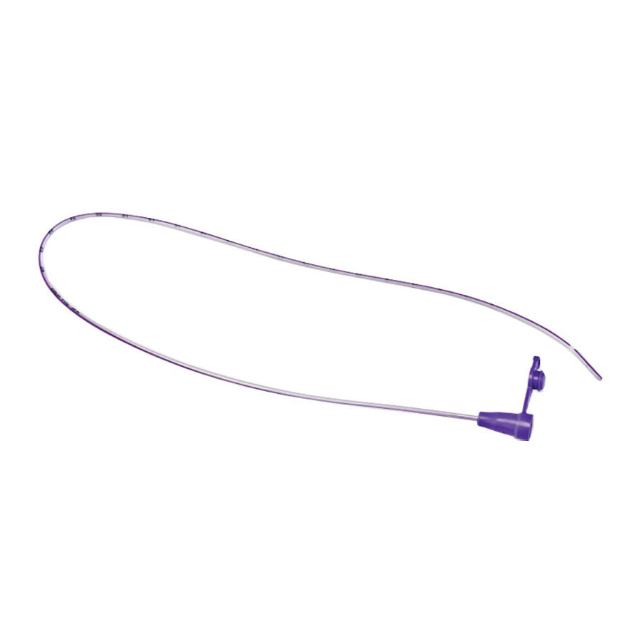 BX/10 KANGAROO PURPLE POLYURETHANE FEEDING TUBE W/ SAFE ENTERAL CONNECTION, 6.5FR (2.2MM) X 20IN (51