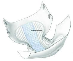 CS/8BG (12EA/BG) WINGS ADULT BRIEF SMALL (20" TO 31") HEAVY ABSORBENCY, PEACH Heavy Item