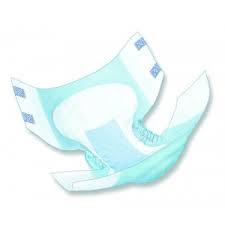 CS/4BG (18EA/BG) WINGS ADULT QUILTED BRIEFS, NIGHT-TIME ABSORBENCY, LARGE (45" TO 58"), BLUE Heavy Item
