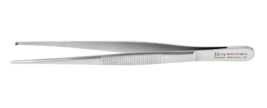 EA/1 KONIG TISSUE FORCEP 5.75" 1 X 2 TEETH STRAIGHT STAINLESS STEEL GERMAN O.R. QUALITY
