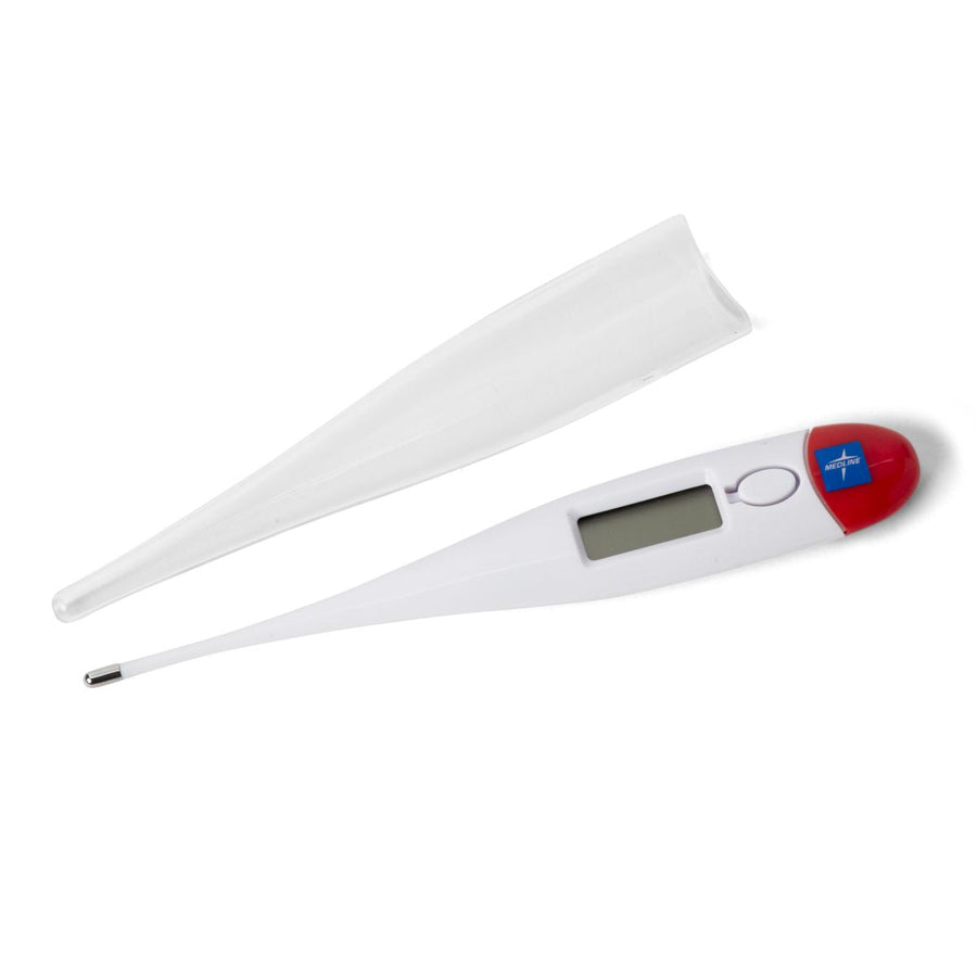 EA/1 30-SECOND RECTAL DIGITAL THERMOMETER W/ 20 PRE-LUBRICATED COVERS REUSABLE