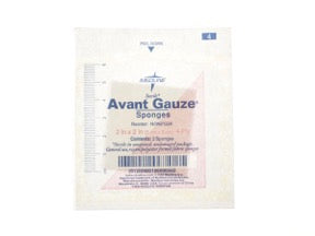 BX/100 GAUZE SPONGE NON-WOVEN 4 PLY STERILE 5 X 5CM, (2/PK)