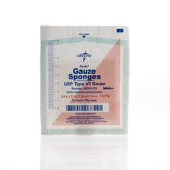 BX/40 (PK/2) GAUZE SPONGE 3" X 3" 12-PLY STERILE