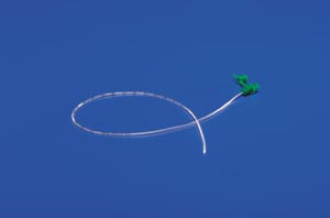 BX/100 FEEDING TUBE - 8FR X 42", PVC, STERILE, RADIOPAQUE LINE