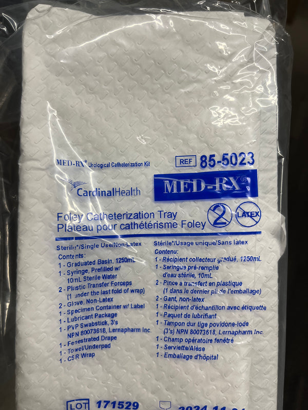 EA/1 TRAY CATHETERIZATION FOLEY