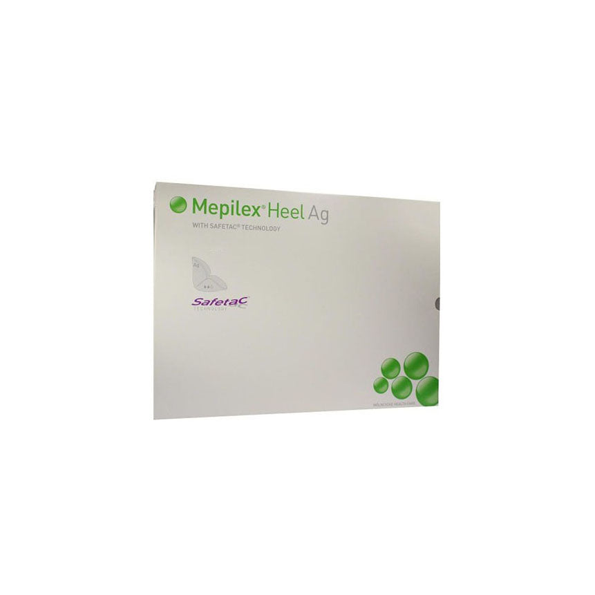 BX/5 MEPILEX HEEL AG DRESSING, 15CM X 22CM