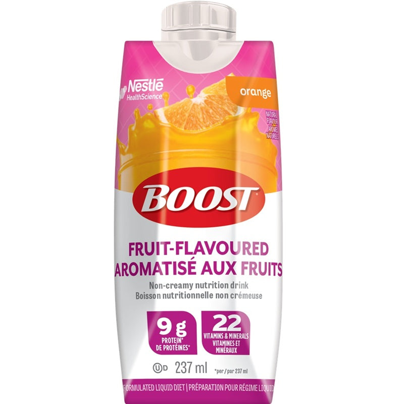 CS/24 BOOST FRUIT FLAVOURED BEVERAGE, ORANGE, 237ML