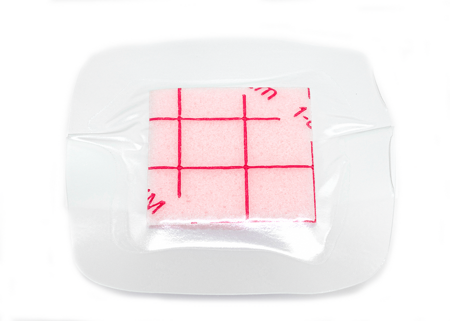 CASE OF 5 (20 PER BOX) POLYMEM 2" X 2" FILM DOT DRESSING