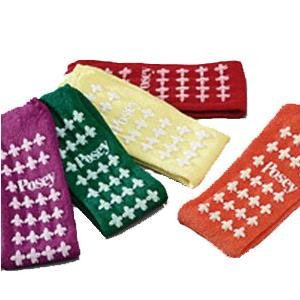 PR/1 FALL MANAGEMENT SOCKS NON-SKID TERRY CLOTH W/ RUBBER TREAD LARGE PURPLE