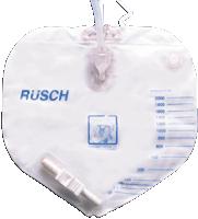 EA/1 BEDSIDE URINE BAG W/ ANTI REFLUX, SIZE 2000ML W/ 120CM TUBING