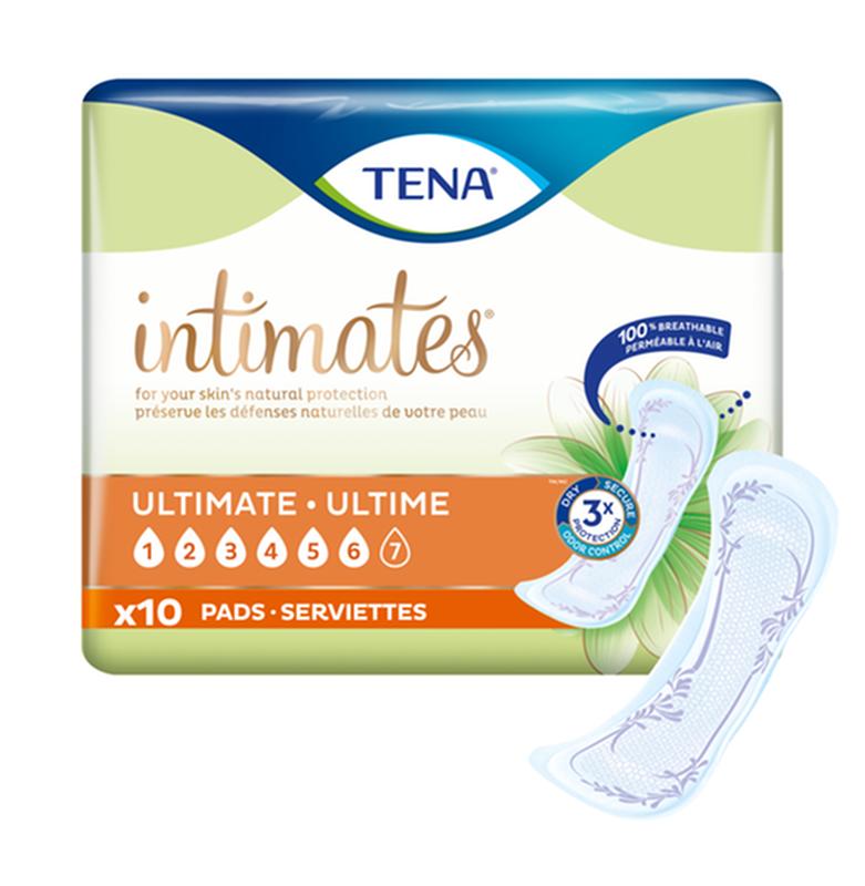 CS/40 TENA INTIMATES ULTIMATE PADS W/ ADHESIVE STRIP TRIPLE PROTECTION 16" More info...