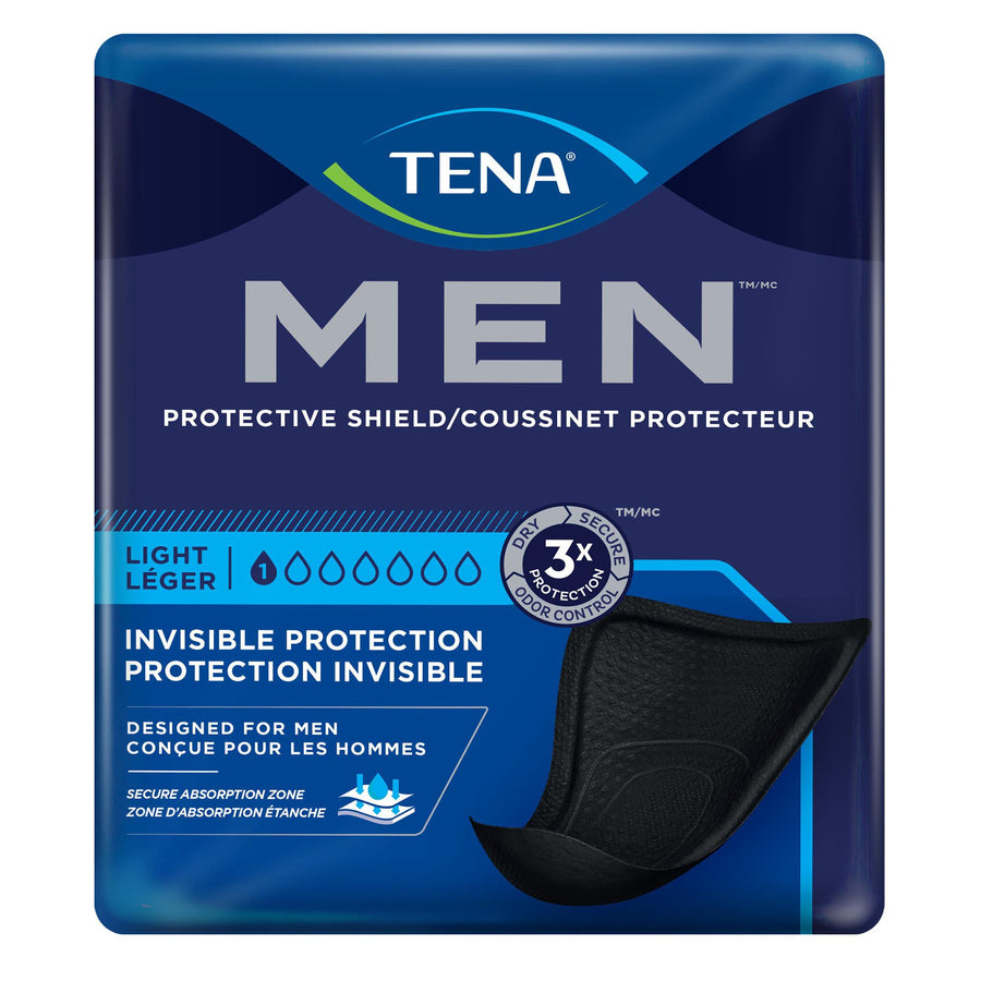CS/3PKG (58/PKG) TENA MEN LIGHT SHIELD - BLACK More info...