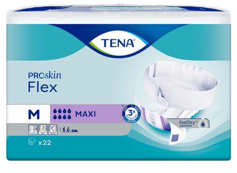 CS/3PKG (22/PKG) TENA FLEX BELTED BRIEFS, MAXI/OVERNIGHT, SIZE 12, 28IN-42IN Heavy Item More info...