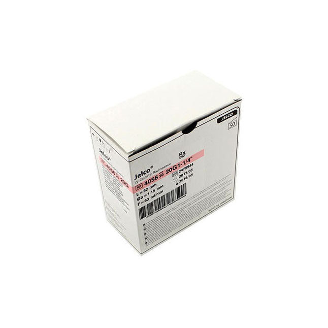 CS/50 JELCO IV CATHETERS, STRAIGHT HUB, 20G X 1.25 IN