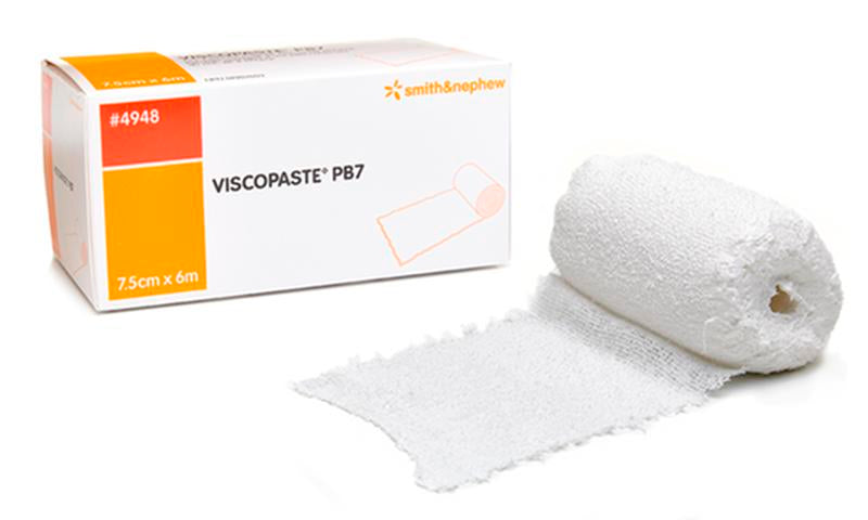 EA/1 VISCOPASTE PB7 MEDICATED PASTE BANDAGE, SIZE 7.5CM X 6M More info...