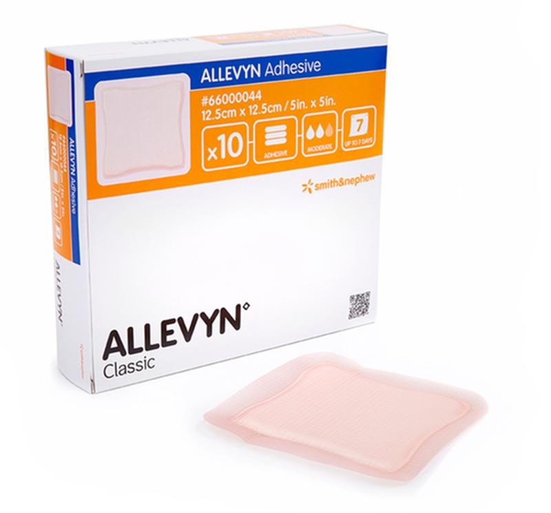 BX/10 ALLEVYN ADHESIVE FOAM DRESSING, SIZE 22.5CM X 22.5CM More info...