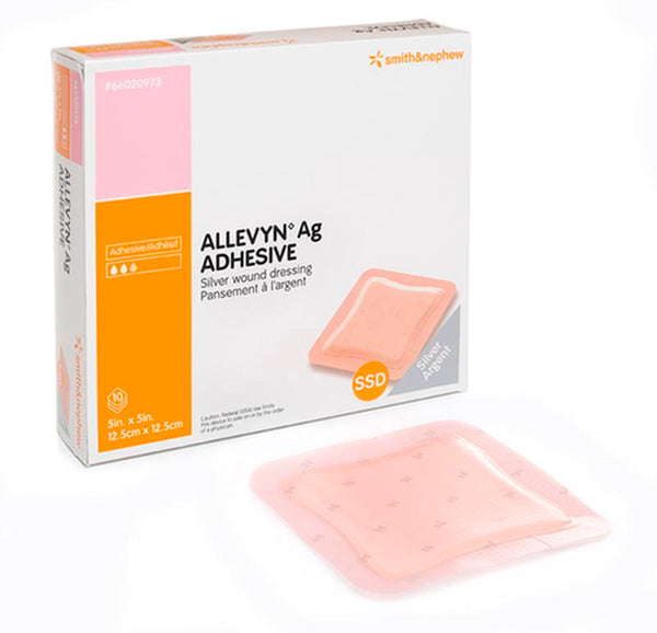 BX/10 ALLEVYN AG ADHESIVE DRESSING, SIZE 17.5CM X 17.5CM More info...