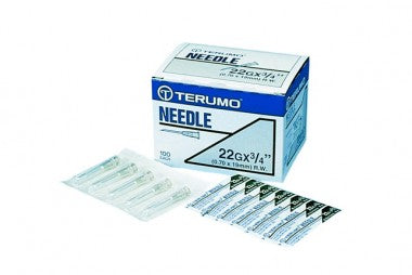 BX/100 NEEDLE HYPO 21G X 1" ULTRA THIN WALL DOUBLE BEVEL STANDARD STERILE