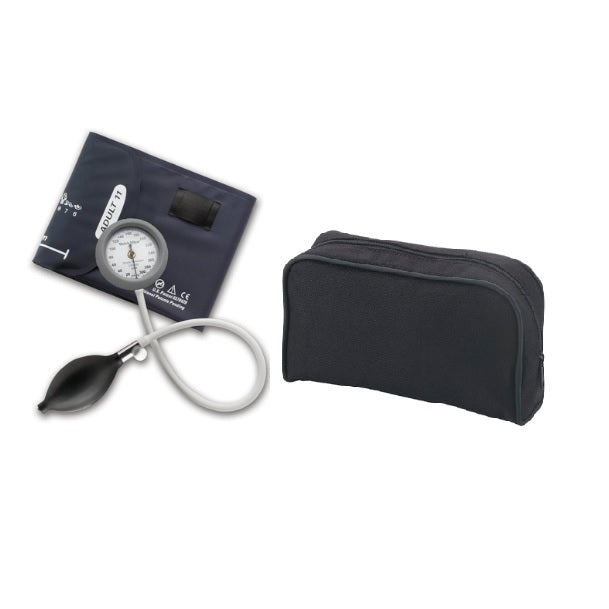 EA/1 BRONZE SERIES DS44 INTEGRATED ANEROID SPHYGMOMANOMETER GAUGE, WITH ONE-PIECE ADULT CUFF AND ZIP