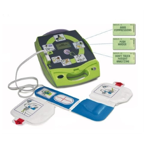 EA/1 ZOLL AED PLUS SEMI-AUTO EXTERNAL DEFIBRILLATOR W/ PADS CASE & BATTERIES (SPECIAL ORDER)