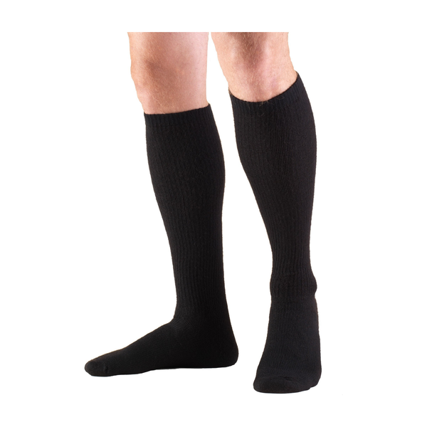 PR/1 TRUSOFT DIABETIC 8-15MMHG KNEE-HIGH SOCK LARGE MEN (10 1/2 - 12) WOMEN (11 1/2 - 13) BLACK LATE