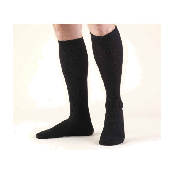 PR/1 TRUSOFT DIABETIC 8-15MMHG KNEE-HIGH SOCK X-LARGE MEN (12 1/2 - 14) BLACK LATEX-FREE