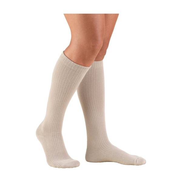 PR/1 TRUFORM LADIES' CASUAL 15-20MMHG KNEE-HIGH TAN XL (13 - 19") COMPRESSION SOCK LATEX-FREE