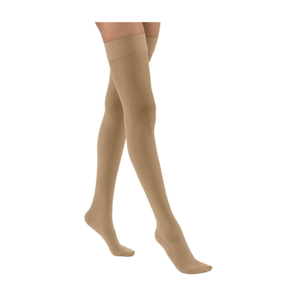 PR/1 JOBST ULTRASHEER, WOMEN, THIGH HIGH, 8-15MMHG, LG, SUN BRONZE, CLOSED TOE