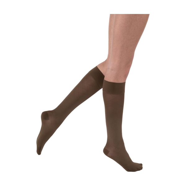 PR/1 JOBST ULTRASHEER WOMEN, KNEE HIGH, 20-30MMHG, MD, ESPRESSO, CLOSED TOE