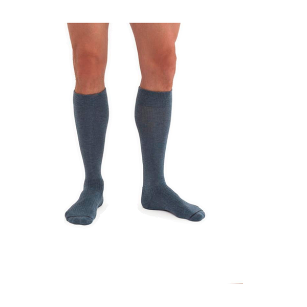 PR/1 JOBST ACTIVEWEAR KNEE HIGH COMPRESSION STOCKINGS, CLOSED TOE, 15-20MMHG, DENIM, MEDIUM ** Discontinued **