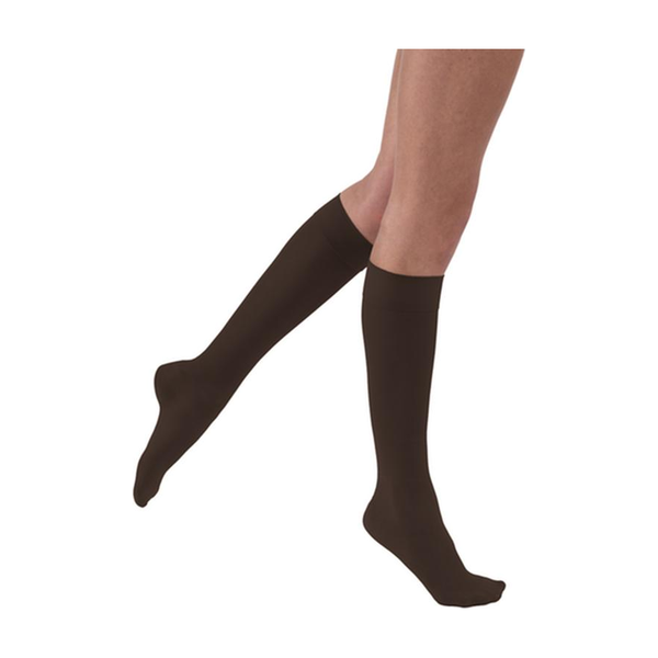 PR/1 JOBST ULTRASHEER WOMEN, KNEE HIGH, 15-20MMHG, XL, ESPRESSO, CLOSED TOE