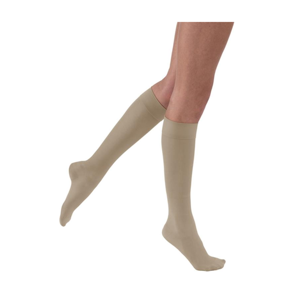 PR/1 JOBST ULTRASHEER WOMEN, KNEE HIGH, 30-40MMHG, MD, HONEY, CLOSED TOE